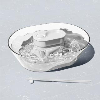 コンパクト流しそうめん機