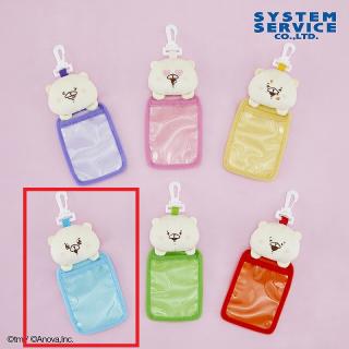 【ともだちはくま】【Dブルー】ともだちはくま 推し色カラフルぬいぐるみパスケース