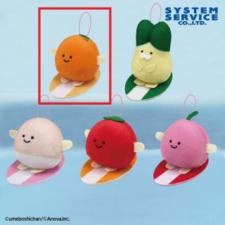 【べじまる】【Aオレンジ】べじまる サーフィンちびマスコット