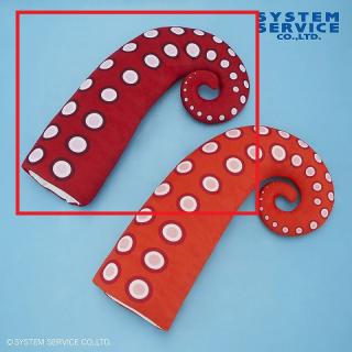 【FANS】【A濃い赤】FANS タコ足ぬいぐるみXL プレミアム