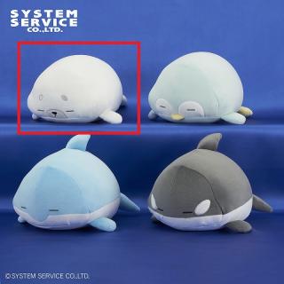 【FANS】【Aアザラシ】FANS もちもちすやすやぬいぐるみBIG 水族館のなかま