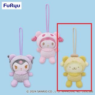 【サンリオ】【Cポムポムプリン】サンリオキャラクターズ もこもこパンダマスコット