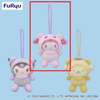 【サンリオ】【Bマイメロディ】サンリオキャラクターズ もこもこパンダマスコット