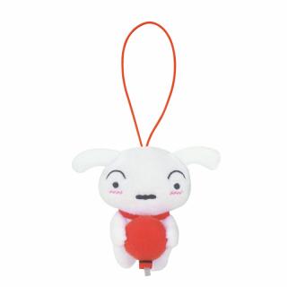 【クレヨンしんちゃん】【D赤】クレヨンしんちゃん シロの推し色マスコット～ふわふわ風船だゾ～