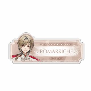 【サンリオ】【Dロマリシュ】フラガリアメモリーズ おなまえアクリルバッジ～RED BOUQUET～