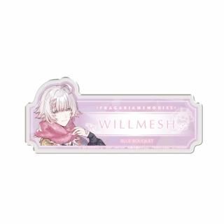 【サンリオ】【Cウィルメッシュ】フラガリアメモリーズ おなまえアクリルバッジ～BLUE BOUQUET～