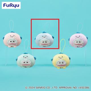 【サンリオ】【Bブルー】ハンギョドン まんまるあざらしマスコット