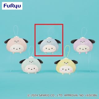 【サンリオ】【Bブルー】ポチャッコ まんまるあざらしマスコット