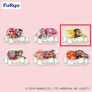 【サンリオ】【Cプルース】フラガリアメモリーズ アクリルネームバッジ～レッドブーケ～