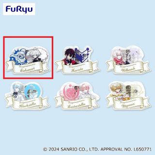【サンリオ】【Aシエロモート】フラガリアメモリーズ アクリルネームバッジ～ブルーブーケ～