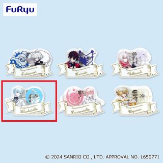 【サンリオ】【Dクラークステラ】フラガリアメモリーズ アクリルネームバッジ～ブルーブーケ～