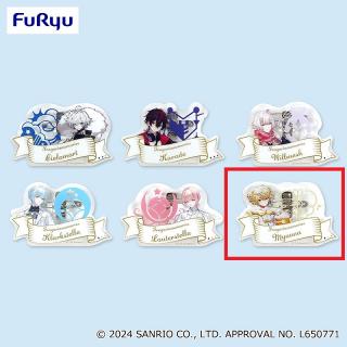 【サンリオ】【Fミュンナ】フラガリアメモリーズ アクリルネームバッジ～ブルーブーケ～