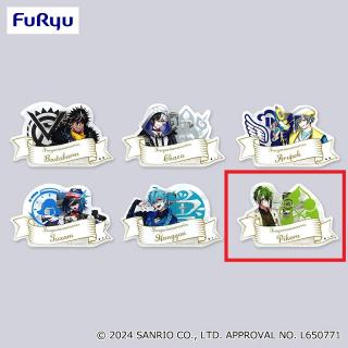 【サンリオ】【Fピケロ】フラガリアメモリーズ アクリルネームバッジ～ノワールブーケ～
