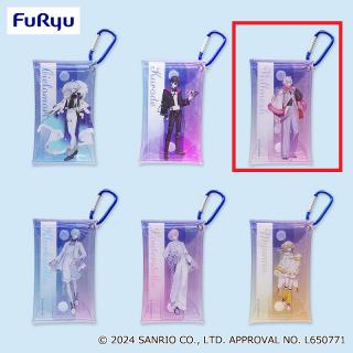 【サンリオ】【Cウィルメッシュ】フラガリアメモリーズ カラビナ付きクリアケース～ブルーブーケ～