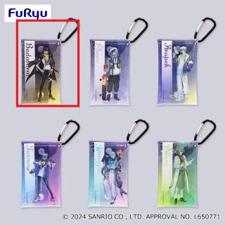 【サンリオ】【Aバドバルマ】フラガリアメモリーズ カラビナ付きクリアケース～ノワールブーケ～