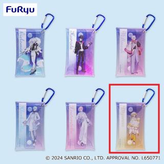 【サンリオ】【Fミュンナ】フラガリアメモリーズ カラビナ付きクリアケース～ブルーブーケ～