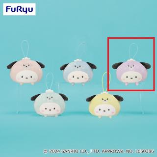 【サンリオ】【Cパープル】ポチャッコ まんまるあざらしマスコット