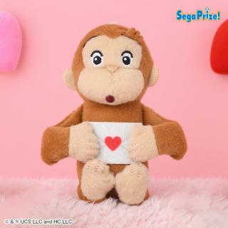 【おさるのジョージ】【Aレター】おさるのジョージ マスコット LOVE