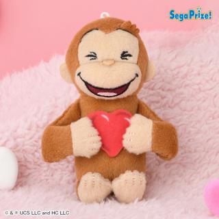【おさるのジョージ】【Bスマイル】おさるのジョージ　マスコット　LOVE