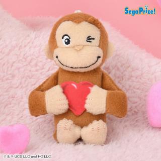 【おさるのジョージ】【Cウィンク】おさるのジョージ マスコット LOVE
