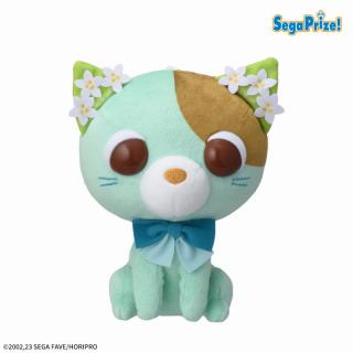 【お茶猫】【Dソー(ミントグリーン)】お茶猫　ぬいぐるみ（EX）