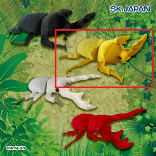 【Bカブトムシゴールド】超リアル！カブトVSクワガタゴージャスBIGぬいぐるみ