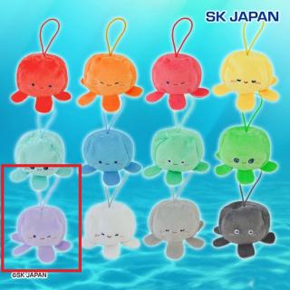 【Eむらさき(ウインク)】にこふわクラゲちゃん ぎゅっぽてペレットぷち