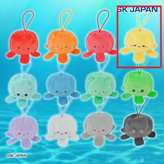 【Aきいろ(目閉じ)】にこふわクラゲちゃん ぎゅっぽてペレットぷち