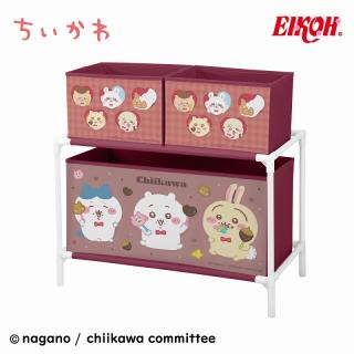 【ちいかわ】ちいかわ 3ボックス付き収納ケース