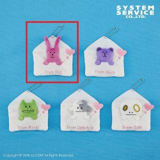 【CRAFTHOLIC】【A:RAB(ピンク)】CRAFTHOLIC メッセージ型ティッシュケース