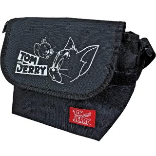 【トムとジェリー】【A:BLACK】TOM&JERRY メッセンジャーバッグ②