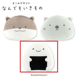【なんでもいきもの】【Cのりおにぎり】なんでもいきもの もちもちフェイスクッション