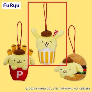 【サンリオ】【Bドリンク】ポムポムプリン バーガーショップマスコット