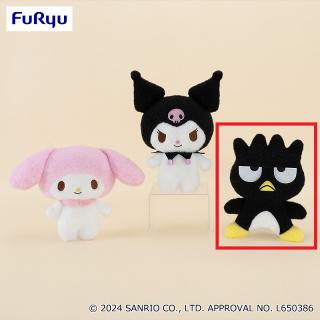 【サンリオ】【Cバッドばつ丸】サンリオキャラクターズ ふわもこワッペン ぬいぐるみ②