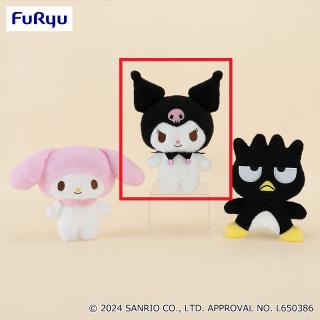 【サンリオ】【Bクロミ】サンリオキャラクターズ ふわもこワッペン ぬいぐるみ②
