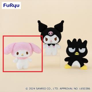 【サンリオ】【Aマイメロディ】サンリオキャラクターズ ふわもこワッペン ぬいぐるみ②