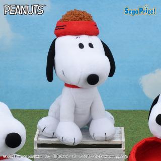 【スヌーピー】【A頭にのせる】SNOOPY(TM)　ぬいぐるみ　エサ皿Ver.