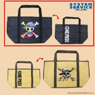 【ワンピース】【Aブラック】Netflixシリーズ｢ONE PIECE｣ どでかトートバッグ