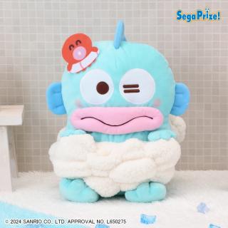 【サンリオ】【Aハンギョドン】ゆるかわサンリオキャラクターズLぬいぐるみ“ ハンギョドン・ポチャッコもこもこおふろタイム