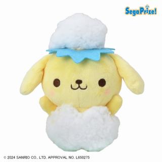 【サンリオ】【Bポムポムプリン】ゆるかわ　サンリオキャラクターズ　マスコット　もこもこおふろタイム
