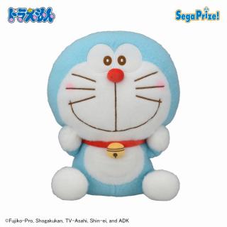 【ドラえもん】【Aスマイル(目開け)】ドラえもん　赤いほっぺ　Lぬいぐるみ　うふふVer.