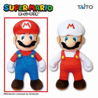 【スーパーマリオ】【Aマリオ(帽子レッド)】スーパーマリオ　特大サイズぬいぐるみ　マリオ