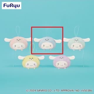 【サンリオ】【Bブルー】シナモロール まんまるあざらしマスコット