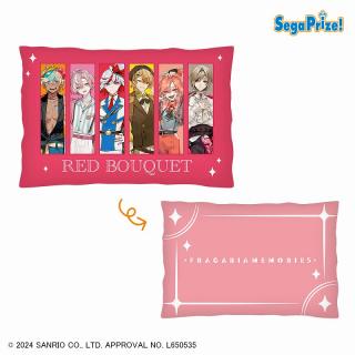 【サンリオ】【BバストアップRED BOUQUET(横)】フラガリアメモリーズ　[PM]アートクッション“RED　BOUQUET”