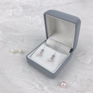 あこや真珠ぶら下がりピアス