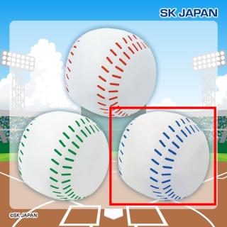 【Bブルー】野球ボールBIGぬいぐるみ
