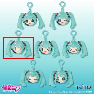 【初音ミク】【C棒目】初音ミク　チャーム付きフェイスぬいぐるみマスコット