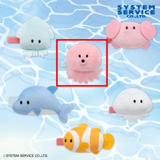 【FANS】【Bタコ】FANS うみのみんなたちぬいぐるみヘアクリップ