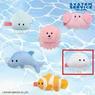 【FANS】【Fクラゲ】FANS うみのみんなたちぬいぐるみヘアクリップ