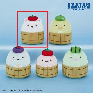 【すみっコぐらし】【Aしろくま】すみっコぐらし 冷やし野菜になりきりマスコットキーチェーン